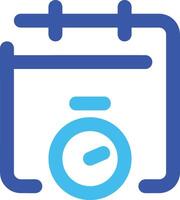 Calendar Icon symbol image for schedule or appointment vector