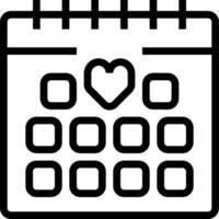 Calendar Icon symbol image for schedule or appointment vector