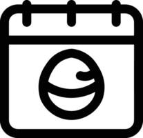 Calendar Icon symbol image for schedule or appointment vector