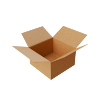 cardboard delivery box parcel on transparent background png