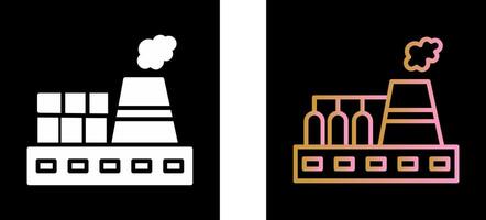 Nuclear Plant Icon Design vector