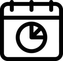 Calendar Icon symbol image for schedule or appointment vector