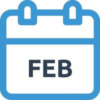 Calendar Icon symbol image for schedule or appointment vector