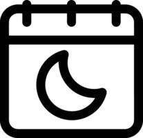 Calendar Icon symbol image for schedule or appointment vector