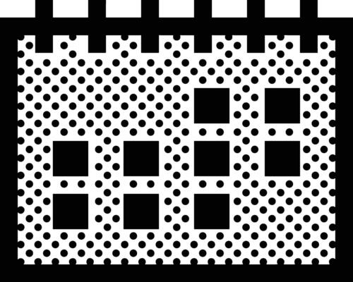 Calendar Icon symbol image for schedule or appointment