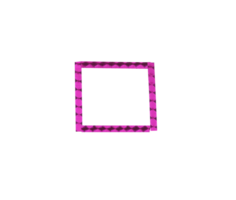 reflective purple sticky tape square frame object png