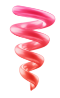 colorida 3d espiral em transparente fundo png