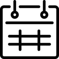 Calendar Icon symbol image for schedule or appointment vector