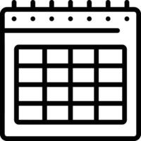 Calendar Icon symbol image for schedule or appointment vector