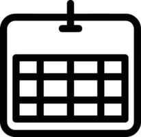 Calendar Icon symbol image for schedule or appointment vector