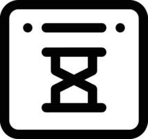 Calendar Icon symbol image for schedule or appointment vector