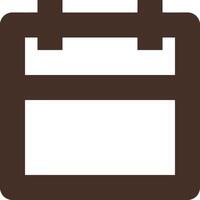 Calendar Icon symbol image for schedule or appointment vector