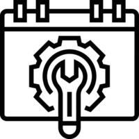 Calendar Icon symbol image for schedule or appointment vector