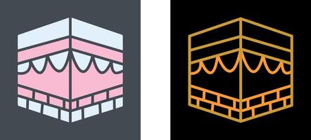 Khana Kaaba Icon Design vector