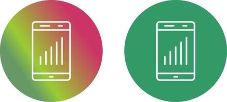 Cell Signal Icon Design vector