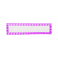 purple reflective tape frame, on transparent background png