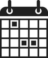 calendario icono símbolo imagen para calendario o cita vector