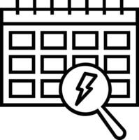 Calendar Icon symbol image for schedule or appointment vector