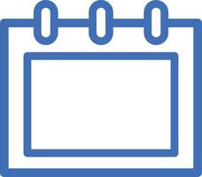 Calendar Icon symbol image for schedule or appointment vector
