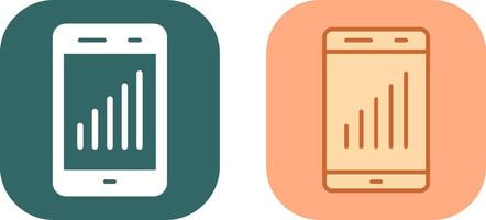 Cell Signal Icon Design vector