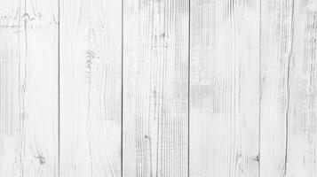 White wood texture background with wooden table top view. photo