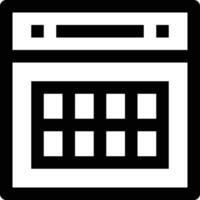 Calendar Icon symbol image for schedule or appointment vector