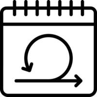 Calendar Icon symbol image for schedule or appointment vector