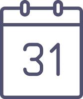 Calendar Icon symbol image for schedule or appointment vector