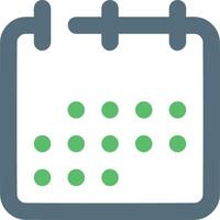 Calendar Icon symbol image for schedule or appointment vector