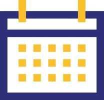Calendar Icon symbol image for schedule or appointment vector
