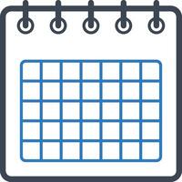 Calendar Icon symbol image for schedule or appointment vector