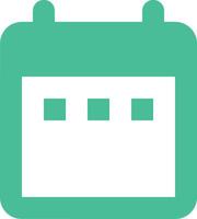 Calendar Icon symbol image for schedule or appointment vector