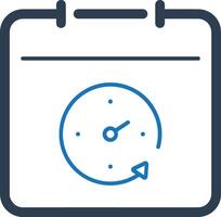 Calendar Icon symbol image for schedule or appointment vector