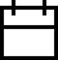 Calendar Icon symbol image for schedule or appointment vector