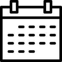 Calendar Icon symbol image for schedule or appointment vector