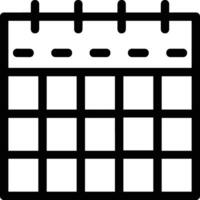 Calendar Icon symbol image for schedule or appointment vector