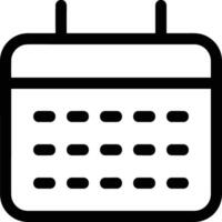 Calendar Icon symbol image for schedule or appointment vector