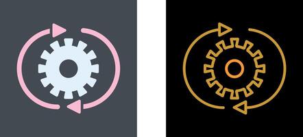 Conversion Setting Icon Design vector