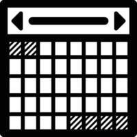 Calendar Icon symbol image for schedule or appointment vector