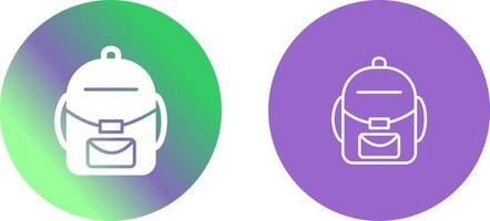 Backpack Icon Design vector