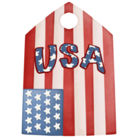 price tag in Independence Day watercolor clip art png