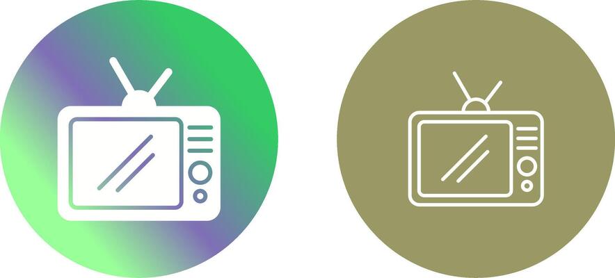 TV Set Icon Design
