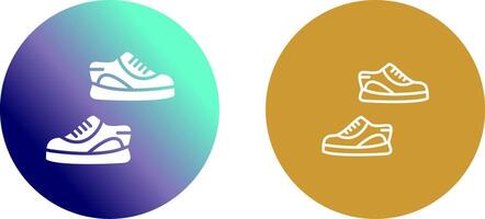 zapatillas icono diseño vector