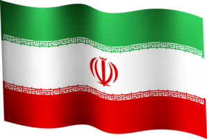 Waving Flag of Iran png