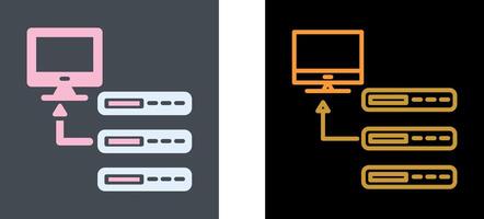 Database Icon Design vector