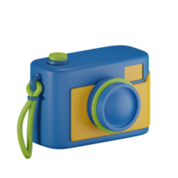 illustrazione 3d della fotocamera png