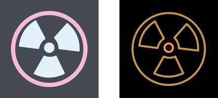 Nuclear Icon Design vector