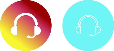 Headphones Icon Design vector