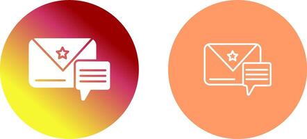 Message Icon Design vector