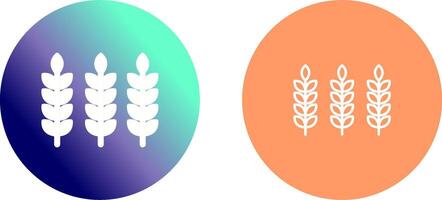 Wheat Icon Design vector